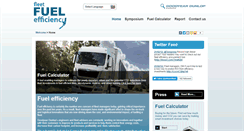 Desktop Screenshot of fleet-fuel-efficiency.eu