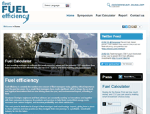Tablet Screenshot of fleet-fuel-efficiency.eu